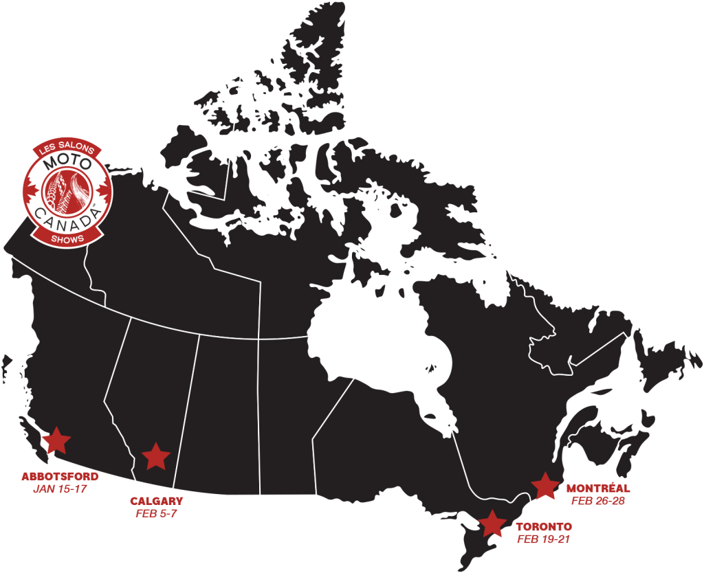Moto Canada Shows Map 2027